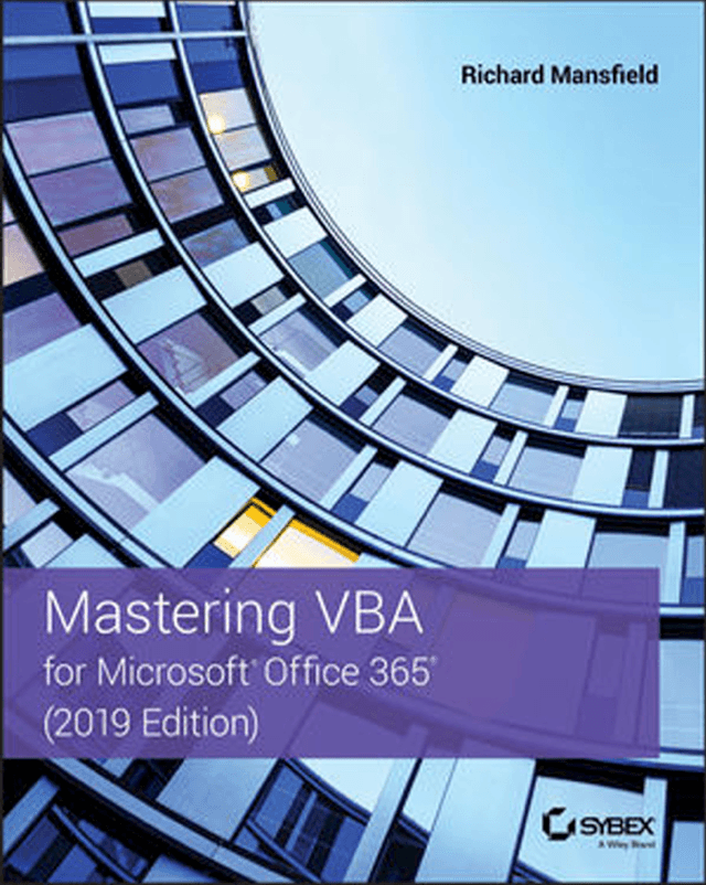 Mastering VBA for Microsoft Office 365, 2019 Edition book cover