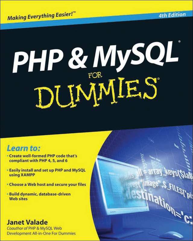 PHP And MySQL for Dummies 4th Edition book cover